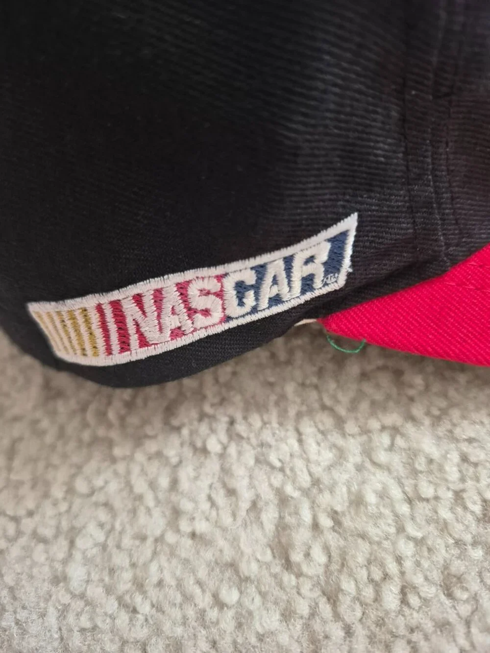 Ernie Irvan NASCAR #28 Athletic Snapback Cap Nutmeg Vintage Red/Black/Yellow